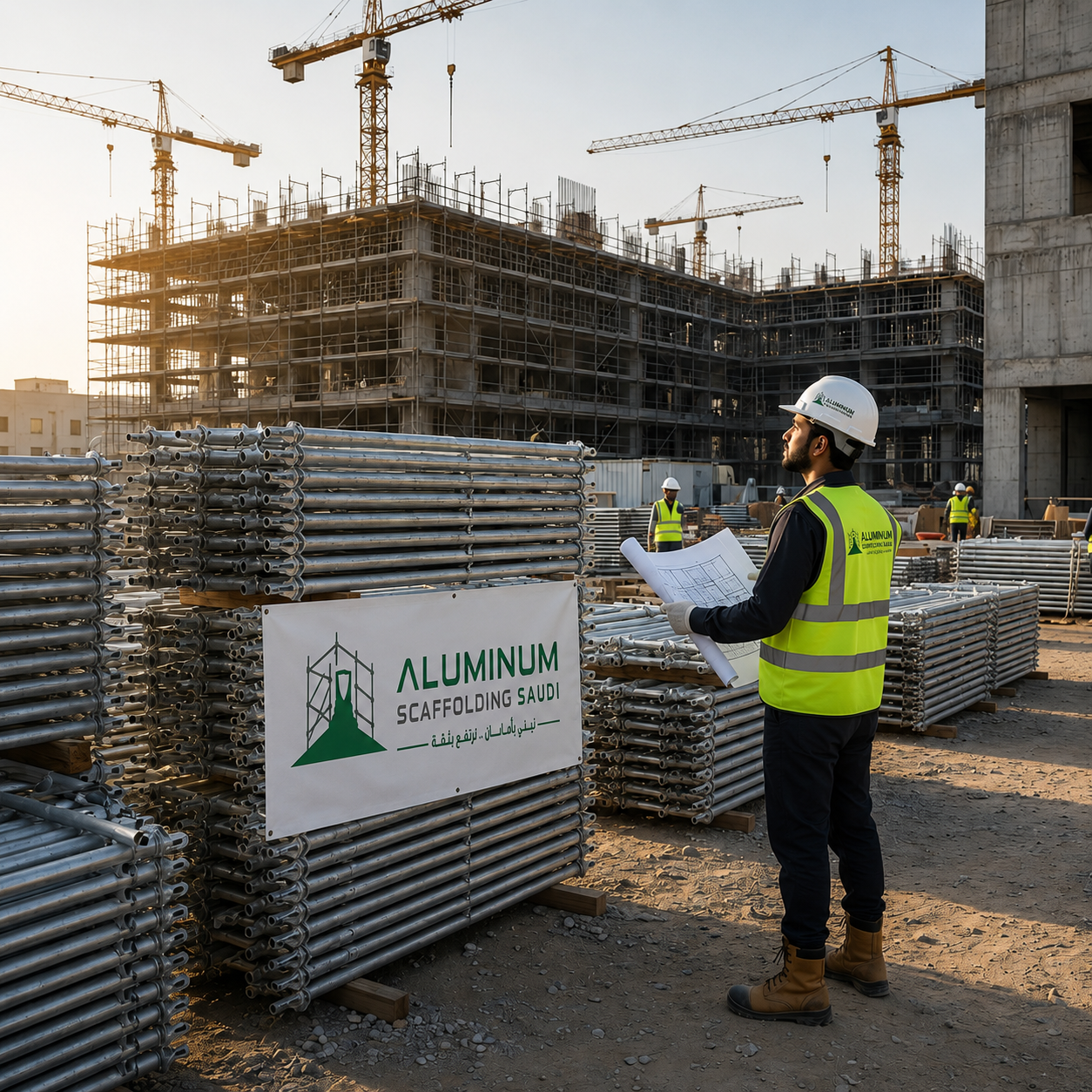 Aluminium and steel scaffolding supplier in Saudi Arabia