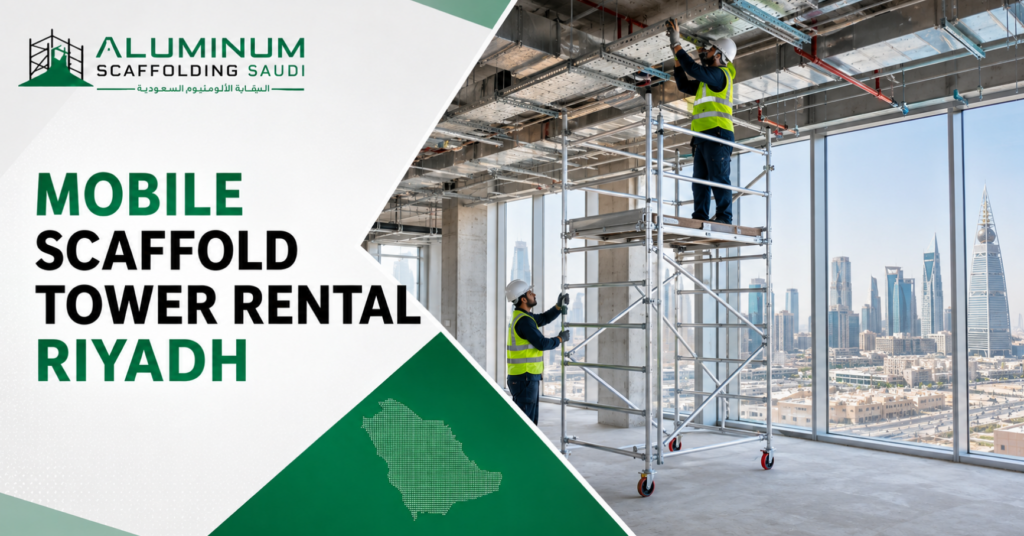 mobile scaffold tower rental Riyadh