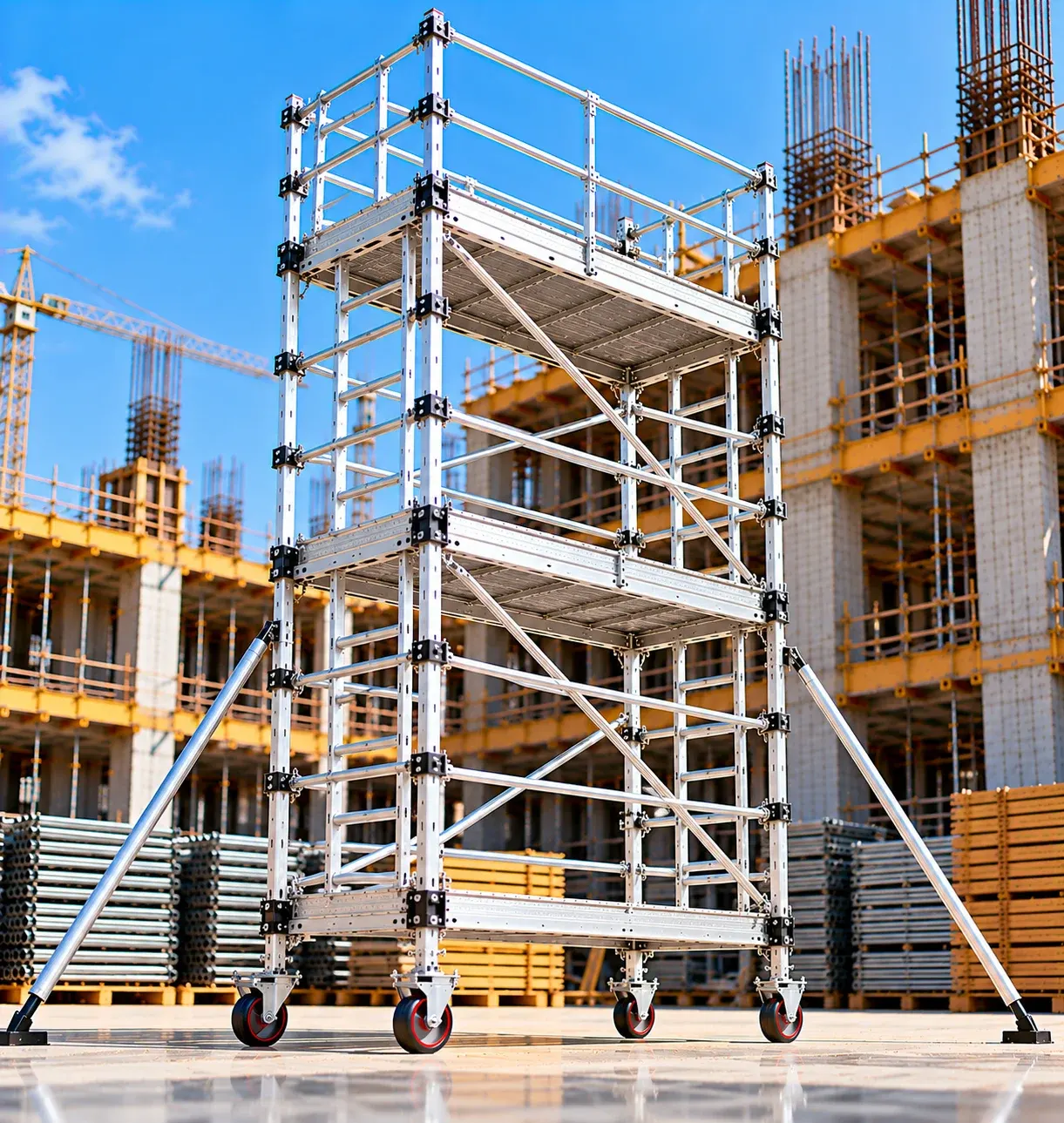 Aluminium Scaffolding Rental in Madinah
