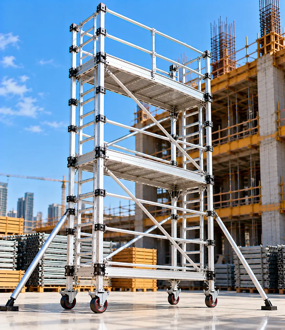 Aluminium Scaffolding Rental in Riyadh