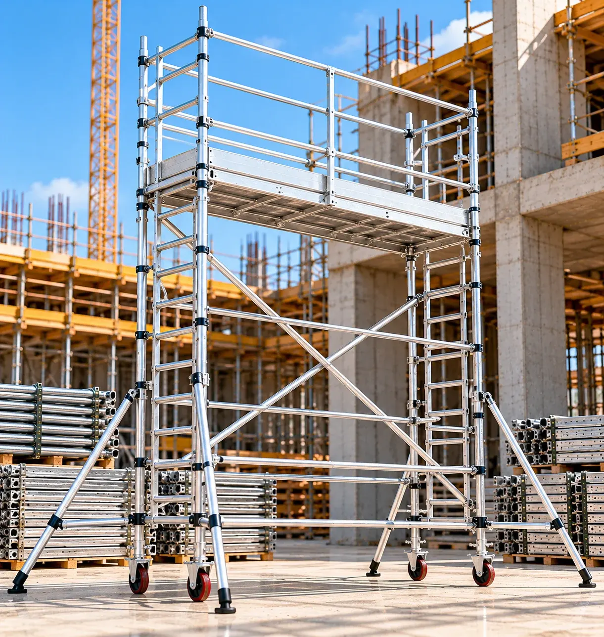 Aluminium Scaffolding Rental in Tabuk