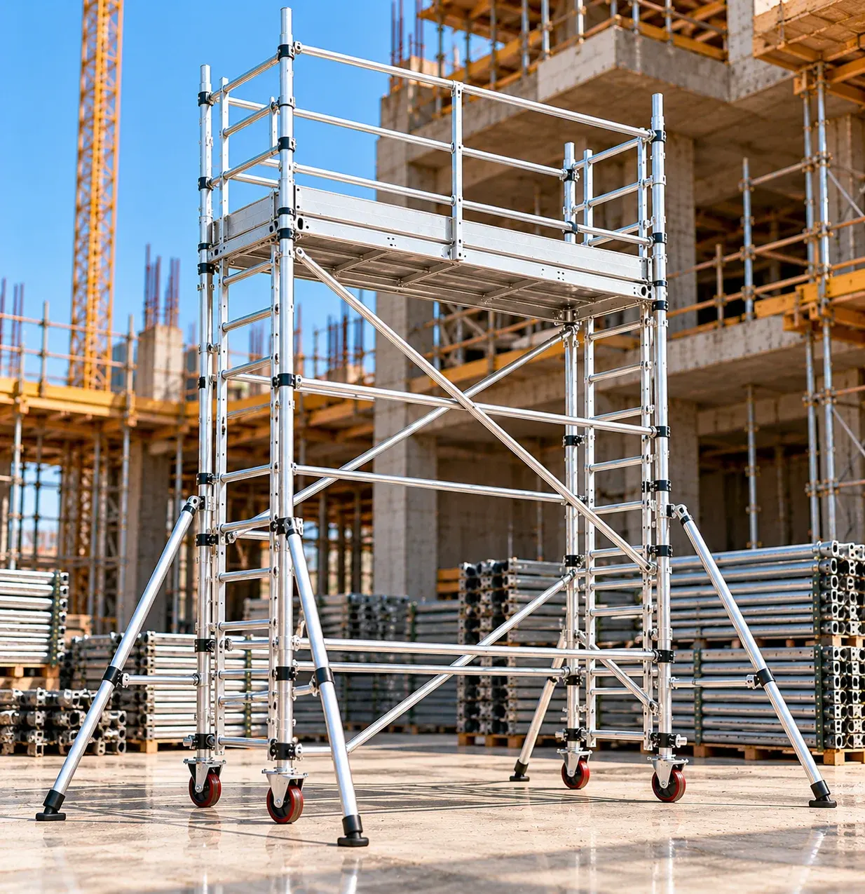 Aluminium Scaffolding Rental in Taif
