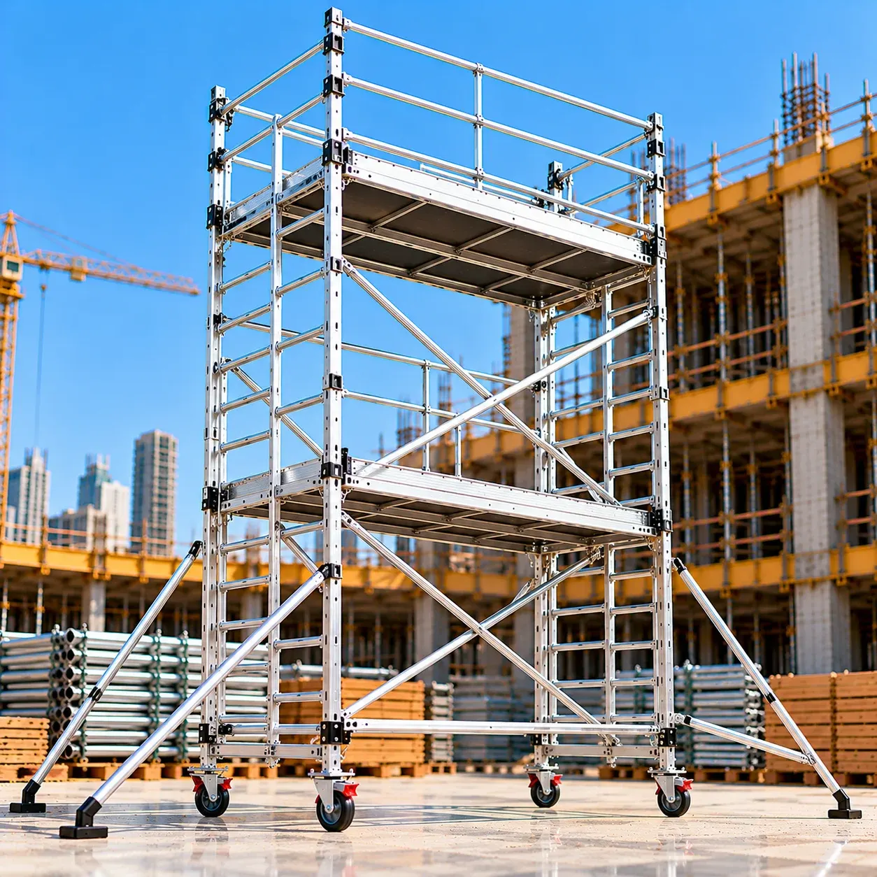 Aluminium Scaffolding for sale and rental
