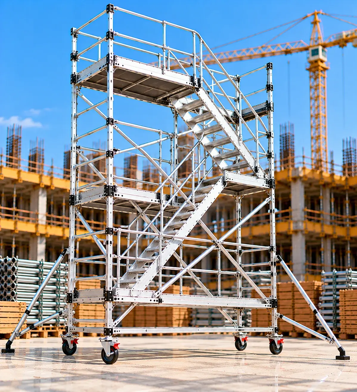 Aluminium Stairway Tower Across Saudi Arabia