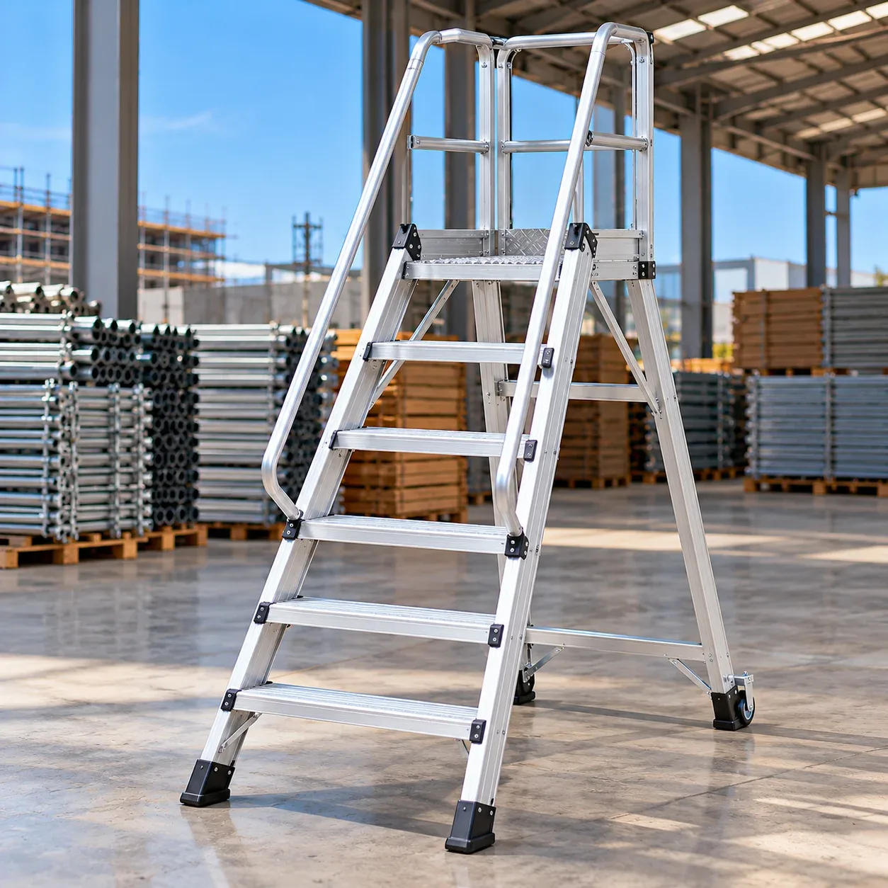 Platform Aluminium Ladder Saudi Arabia