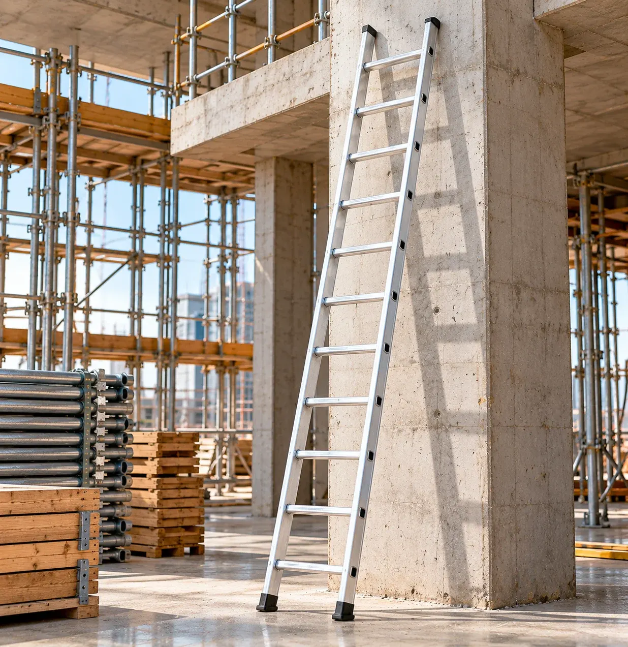 Straight Aluminium Ladder Saudi Arabia